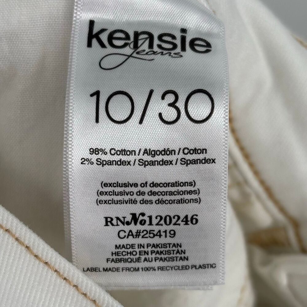 Kenzie Jeans VINTAGE LUxE The Slim Distressed Straight Leg Jeans‎ Size 10/30 - Picture 6 of 10